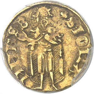 Aragon (royaume), Alphonse IV (1416-1458). Demi-florin ND, Barcelone ?