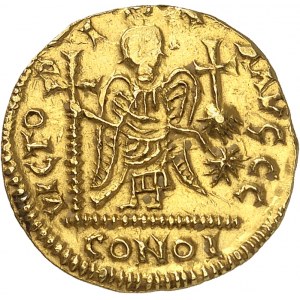 Francs, Thierry Ier (511-534). Solidus au nom de Justinien ND (c.530), Gaule.