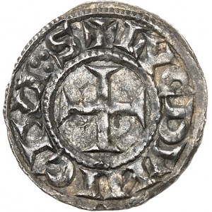 Louis IV d’Outremer (936-954). Denier ND (c.940), Lyon.