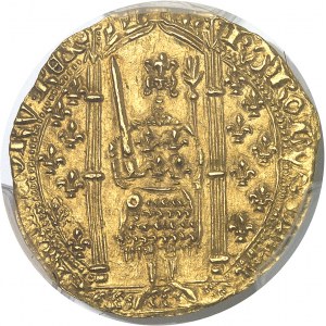 Charles V (1364-1380). Franc à pied ND (1365).