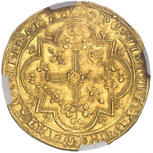 Charles V (1364-1380). Franc à pied ND (1365).