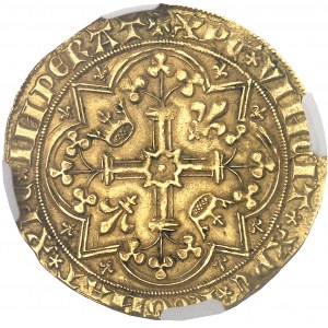 Charles V (1364-1380). Franc à pied ND (1365).