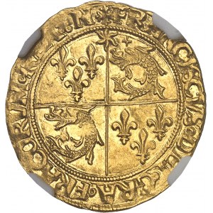 François Ier (1515-1547). Écu d’or au soleil du Dauphiné, 5e type, 3e émission ND (1528-1538), Grenoble.