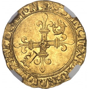 François Ier (1515-1547). Écu d’or au soleil du Dauphiné, 5e type, 3e émission ND (1528-1538), Grenoble.