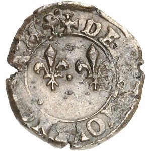 Henri III (1574-1589). Denier tournois 1585, D, Lyon.