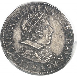Louis XIII (1610-1643). Demi-franc, 10e type 1630, M, Toulouse.