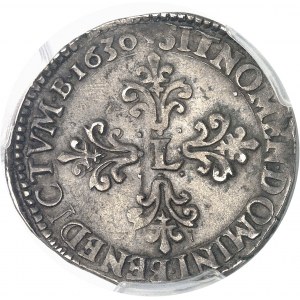 Louis XIII (1610-1643). Demi-franc, 10e type 1630, M, Toulouse.