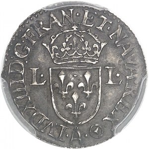 Louis XIII (1610-1643). Douzain d’argent au moulin 1624, A, Paris.