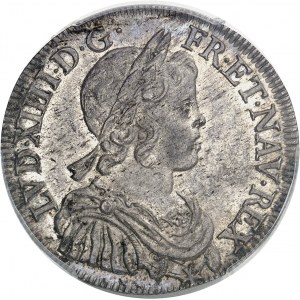 Louis XIV (1643-1715). Demi-écu à la mèche courte 1644, A, Paris (point).
