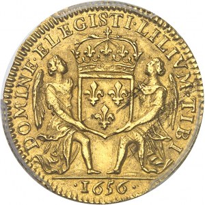 Louis XIV (1643-1715). Lis d’Or 1656, A, Paris.