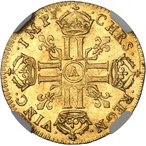 Louis XIV (1643-1715). Louis d’or à la tête nue 1669, A, Paris.