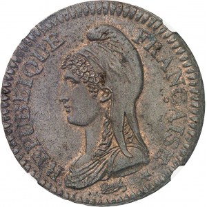 Directoire (1795-1799). 2 décimes Dupré An 4 (1795), A, Paris.