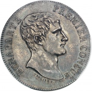Consulat (1799-1804). Module de 5 francs, visite à la Monnaie de Paris, Frappe spéciale (SP) An XI (1803), Paris.