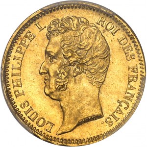 Ludvík Filip I. (1830-1848). 20 franků holá hlava, zapuštěný okraj 1831, A, Paříž.