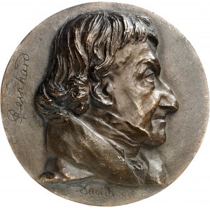 Louis-Philippe I (1830-1848). Single-sided cast, Baron de Reinhardt, by P.-J. David d'Angers 1833, Paris.