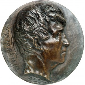 Louis-Philippe I (1830-1848). Single-sided cast, Rouget de l'Isle, by P.-J. David d'Angers 1833, Paris (Fumière et Cie).