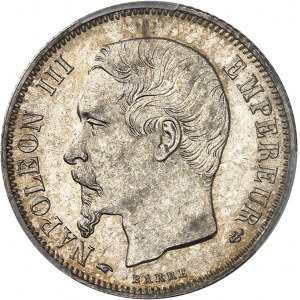 Second Empire / Napoléon III (1852-1870). 1 franc tête nue 1859, A, Paris.