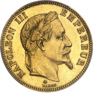 Second Empire / Napoléon III (1852-1870). 100 francs tête laurée 1869, A, Paris.
