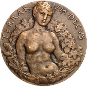 IIIe République (1870-1940). Médaille, Conservation des forêts par Henry Cros, SAMF n° 176 1904, Paris.