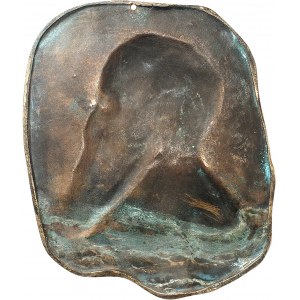 IIIe République (1870-1940). Fonte uniface, Constantin Meunier, par A. L. M. Charpentier 1899, Paris.