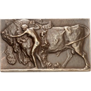 IIIe République (1870-1940). Plaquette uniface, Europa, par R. Frangeš-Mihanović, #137 ND (1907), Vienne.