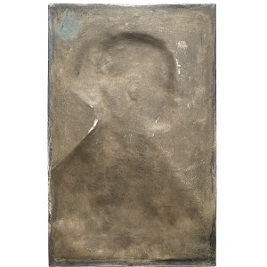 IIIe République (1870-1940). Fonte uniface, la Comtesse de Chambrun, par A. Gardet 1888, Paris.