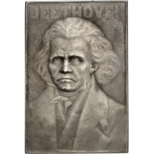 IIIe République (1870-1940). Medal, Beethoven by A. Lafleur ND (1907), Paris.