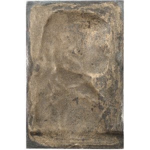 IIIe République (1870-1940). Plaque uniface, Geneviève, par C. Pillet 1902, Paris.