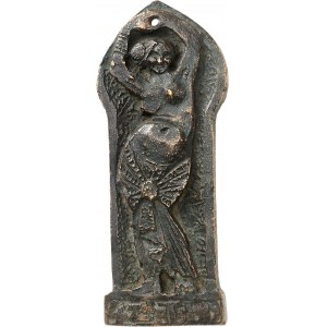 IIIe République (1870-1940). Fonte uniface, medal or organizer's badge for the Bal des 4'Z'Arts, July 15, 1912 La 1003e Nuit de Shéhérazade 1912, Paris.