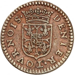 Arches et Charleville, Charles Ier de Gonzague (1601-1637). Denier tournois, 1er type 1609, Charleville.