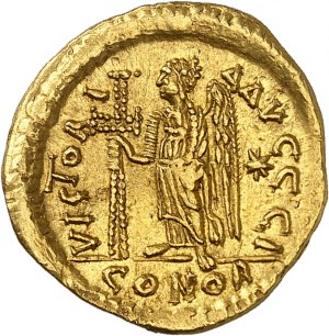 Ostrogoths, Theodoric (493-526). Solidus in the name of Anastasius ND (c.520), Rome ?