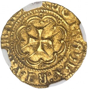 Gênes, Raffaele Adorno, 22e et 23e doge (1443-1447). Ducat ND (1443), Gênes.