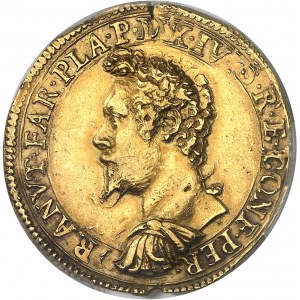 Parme, Ranuccio Ier Farnèse (1592-1622). 2 doppie datée 1599 PP, Piacenza.