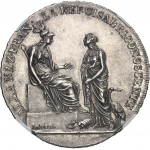 République Cisalpine (1797-1802). Écu (scudo) de 6 lire An VIII (1800), Milan.
