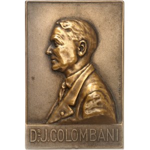 IIIe République (1870-1940). Médaille, le docteur Jules Colombani, par De Hérain 1934, Paris (Arthus-Bertrand).