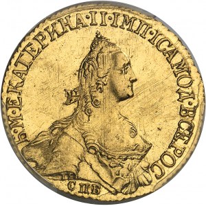 Catherine II (1762-1796). 5 rubles 1766, СПБ, St. Petersburg.