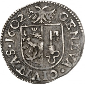Genève (canton de). Six sols 1602, Genève.