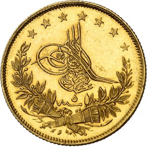 Abdülaziz (1861-1876). 100 kurush AH 1277/5 (1866), Constantinople.