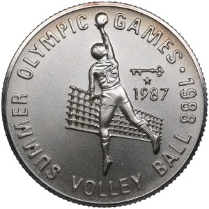 Afghanistan 500 Afghanis 1987 - Olympics - Volleyball