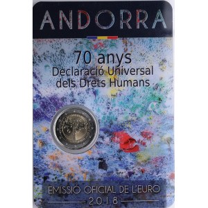Andorra (Madrid Mint) 2 Euros 2018 - 70th Anniversary of the Universal Declaration of Human Rights
