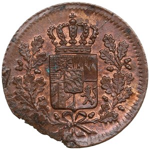 German States, Kingdom of Bavaria (Munich) 1 Heller 1849 - Maximilian II (1848-1864)