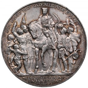 Germany (Prussia) 3 Mark 1913 - The Battle of Leipzig - Wilhelm II (1888-1918)