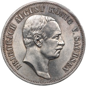 Allemagne (Saxe) 5 marques 1914 E - Frédéric Auguste III (1904-1918)