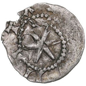 Riga, Kokenhusen (Archbishopric of Riga) AR Pfennig, ND - Silvester Stodewescher (1448-1479)
