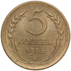 Rusko (SSSR) 5 kopějek 1955