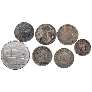 Group of foreign coins (7)