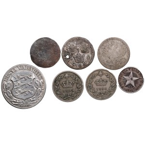 Group of foreign coins (7)
