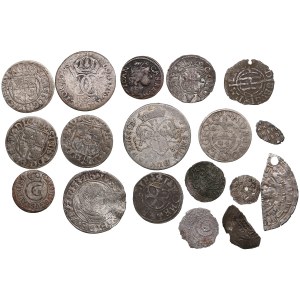 Group of Sweden, Poland, Islamic, Russian and Livonian coins (18)