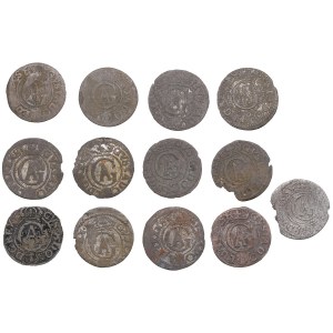 City of Riga & City of Elbing under Sweden rule BI Schilling / Solidus - Gustav II Adolf (1621-1632) (13)