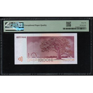 Estonia 10 Krooni 1994-97 - PMG 66 EPQ Superb Gem Unc